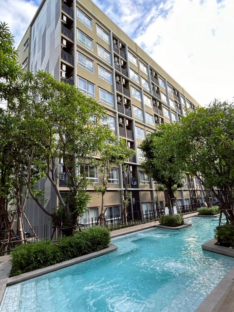 For rent: Plum Condo Rangsit Alive 2, 2 rooms, well-separated, perfectly divided into zones, everything is complete here, hurry and reserve now.