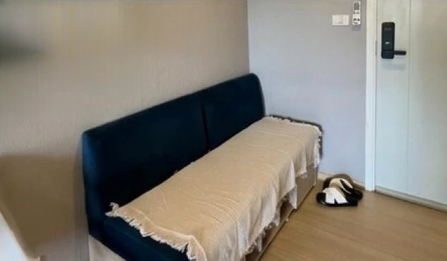 Plum Condo Rangsit Alive 2 for rent. Two comfortable rooms on the 4th floor, fully furnished with appliances. Don't miss out!