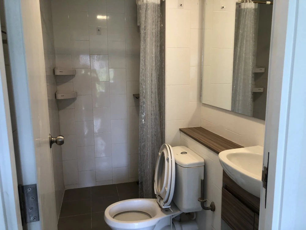 For rent: Plum Condo Rangsit Alive 2, a nice room, fully furnished, with a beautiful garden view. Book now.