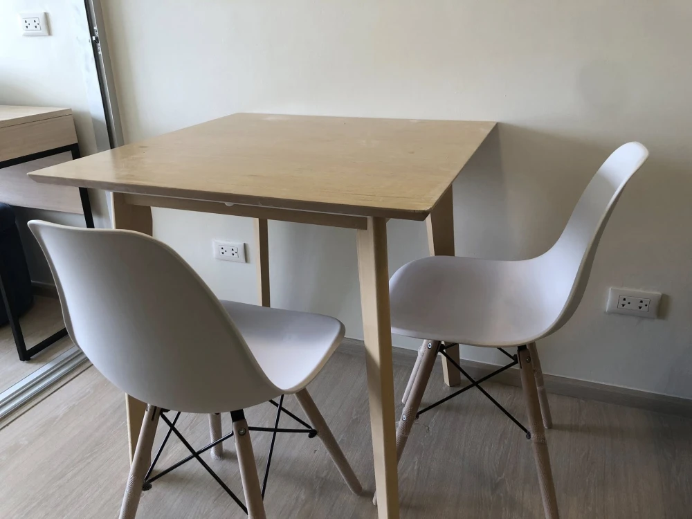 For rent: Plum Condo Rangsit Alive 2, a nice room, fully furnished, with a beautiful garden view. Book now.