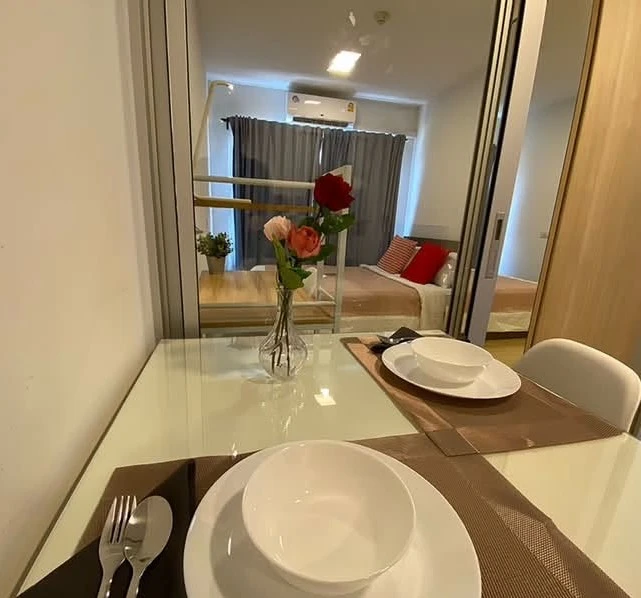 Plum Condo Rangsit Fresh for rent: 1 bedroom, 1 bathroom, fully furnished. Just bring your bags and move in!