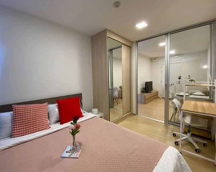 Plum Condo Rangsit Fresh for rent: 1 bedroom, 1 bathroom, fully furnished. Just bring your bags and move in!