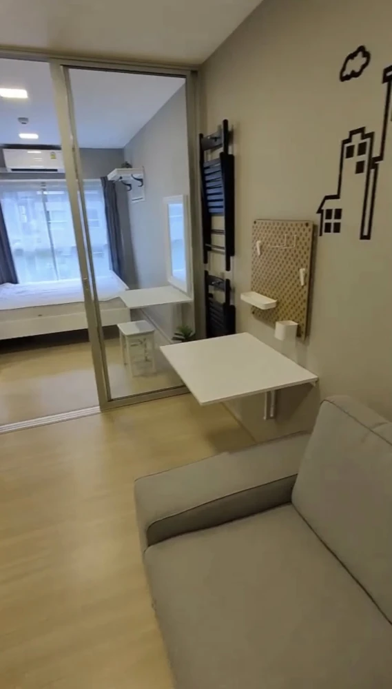 Plum Condo Rangsit Fresh for rent, 3rd floor, nice view, fully furnished, ready to move in, just bring your bags!