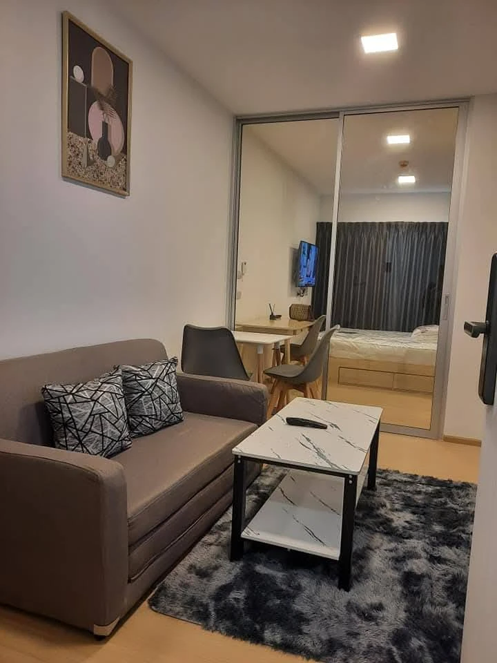 Plum Condo Rangsit Fresh for rent, 4th floor, fully furnished, very livable. Book now!