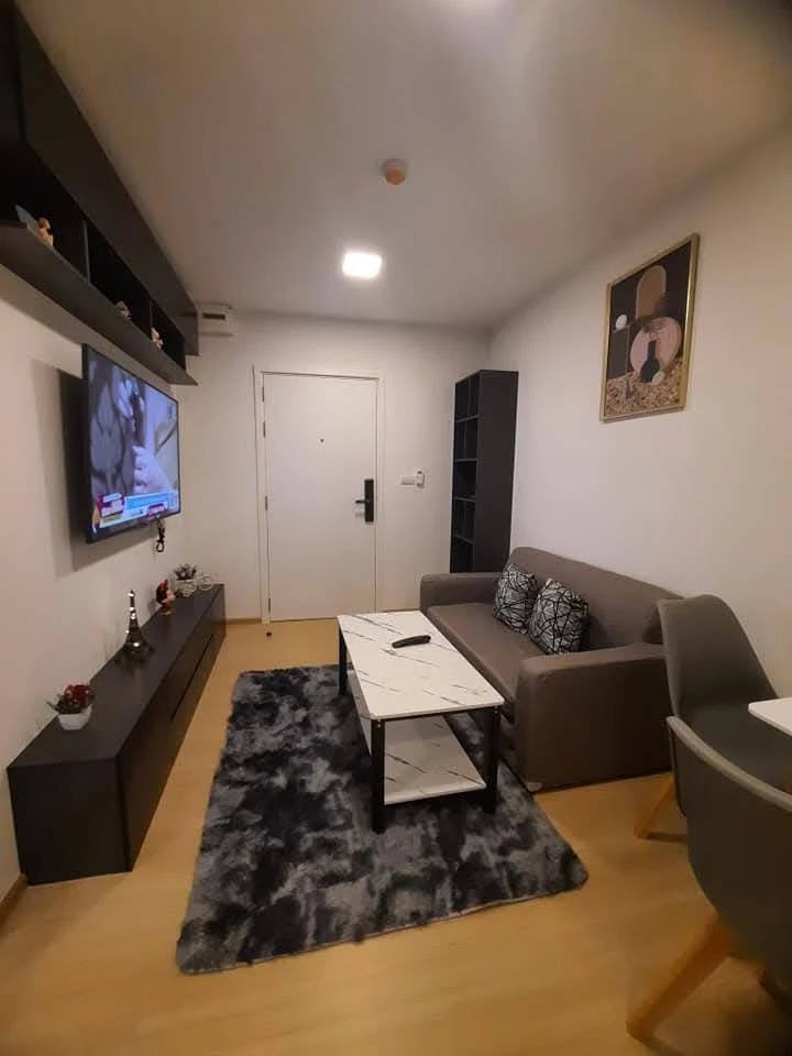 Plum Condo Rangsit Fresh for rent, 4th floor, fully furnished, very livable. Book now!