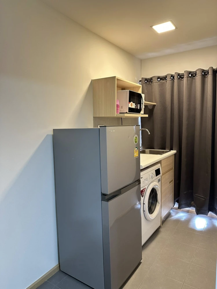 For rent: Plum Condo Rangsit Fresh, 6th floor, corner room, fully furnished, book now, hurry!