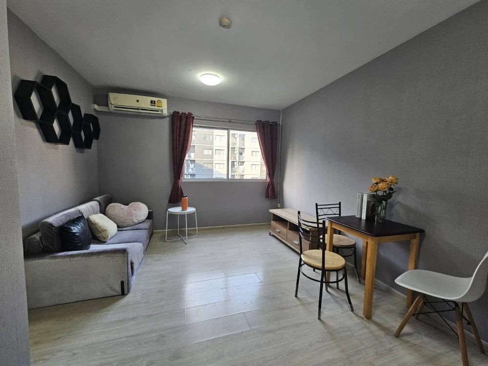 Plum Condo Rangsit Fresh for rent, 6th floor, fully furnished and ready to move in. Book now!