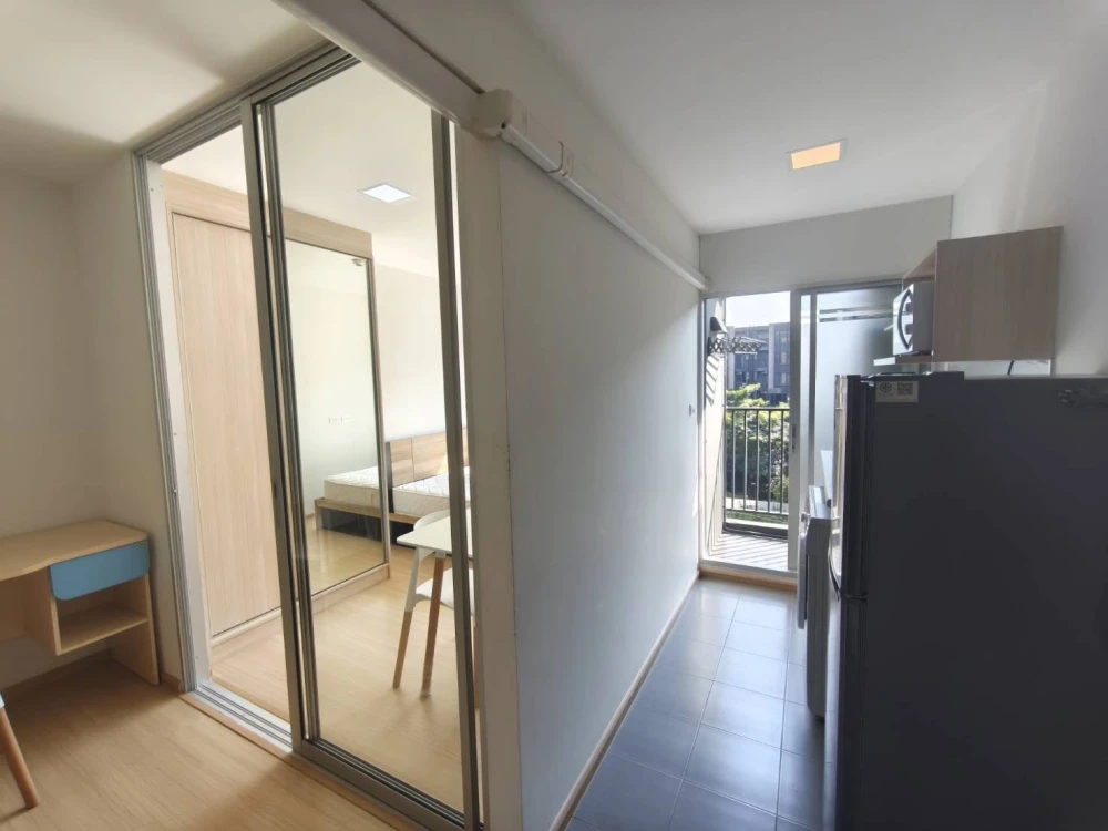 Plum Condo Rangsit Fresh for rent, 6th floor, fully furnished, ready to move in. Book now!