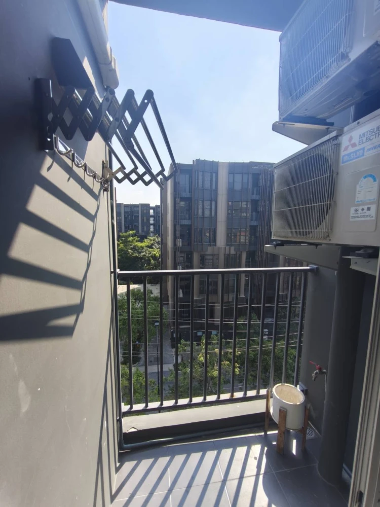 Plum Condo Rangsit Fresh for rent, 6th floor, fully furnished, ready to move in. Book now!
