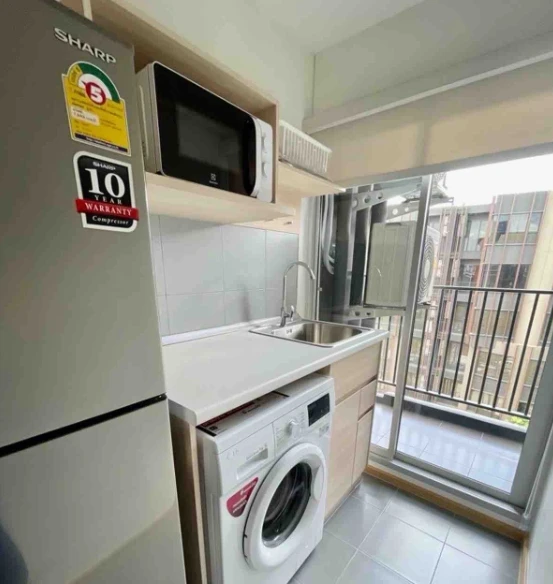 Plum Condo Rangsit Fresh for rent, 7th floor, unobstructed view, fully furnished. Book now, don't miss out!