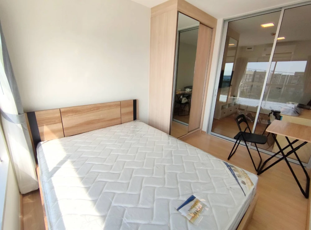 Plum Condo Rangsit Fresh for rent, 8th floor, fully furnished room, ready to move in, book now, don't miss out.