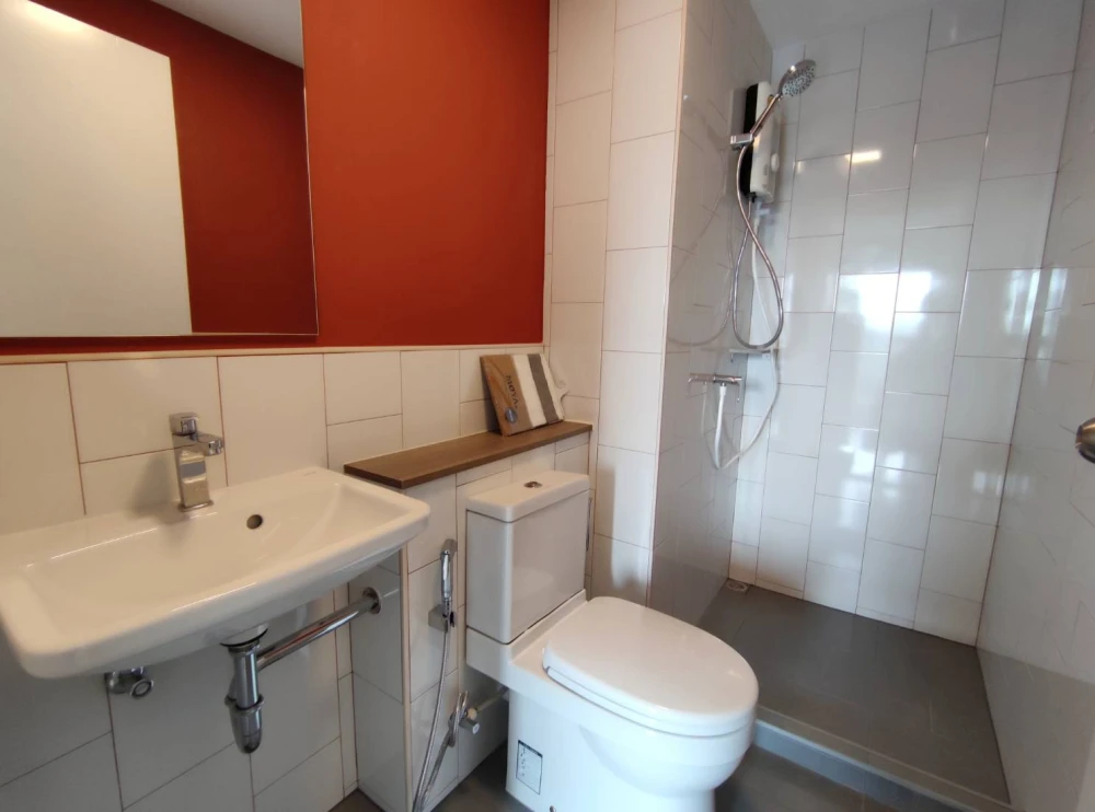 Plum Condo Rangsit Fresh for rent, 8th floor, fully furnished room, ready to move in, book now, don't miss out.
