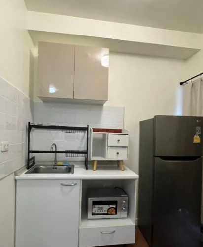 For Rent: Plum Condo Samakkhi, 5th floor. Fully furnished and ready to move in. Book now—don't miss out!