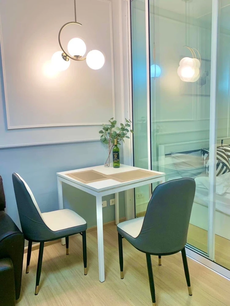 Plum Condo Samakkhi for rent, corner room, not crowded, beautifully decorated, at a great price, don't miss it.