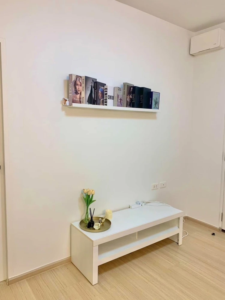 Plum Condo Samakkhi for rent, corner room, not crowded, beautifully decorated, at a great price, don't miss it.