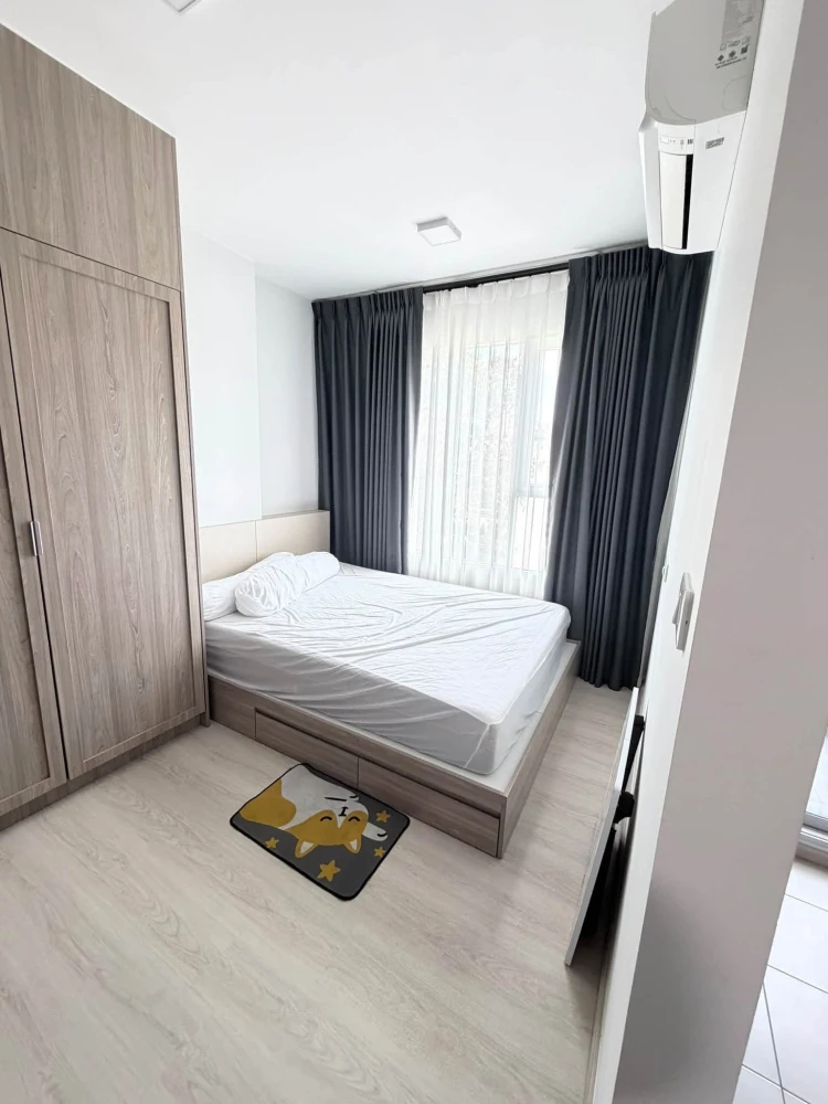 For Rent: Plum Condo Sukhumvit 62, 4th floor, 24 sq.m. Fully furnished and equipped with all appliances—a highly desirable unit.