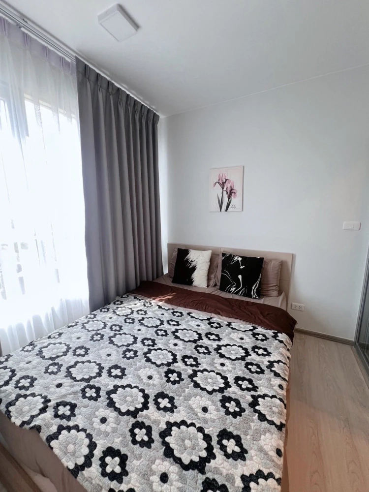 For rent Plum condo sukhumvit 62, 2 rooms ready to move in, furniture, electrical appliances included, book now before you miss out++