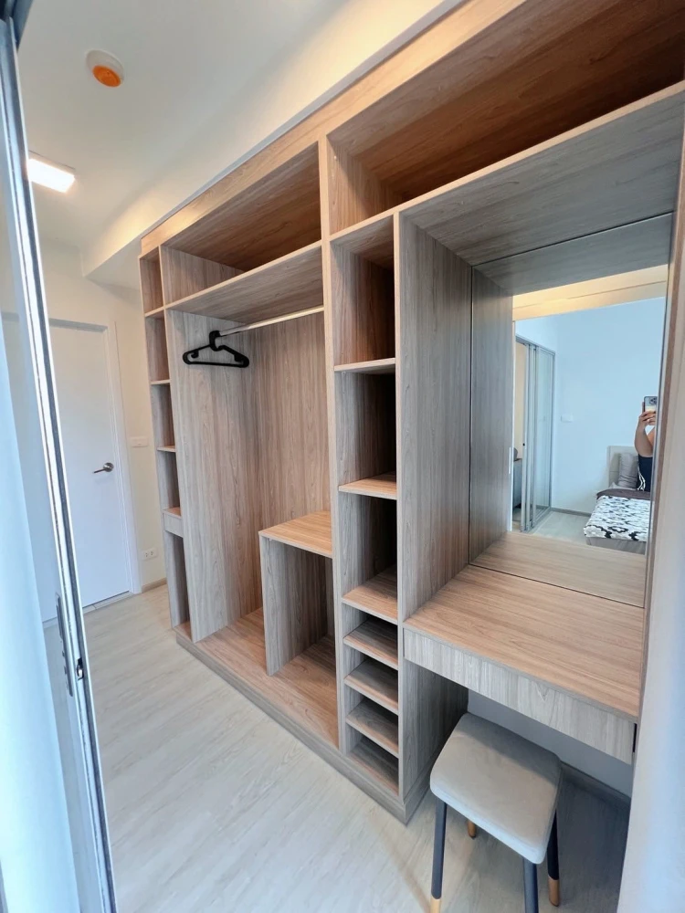 For rent Plum condo sukhumvit 62, 2 rooms ready to move in, furniture, electrical appliances included, book now before you miss out++