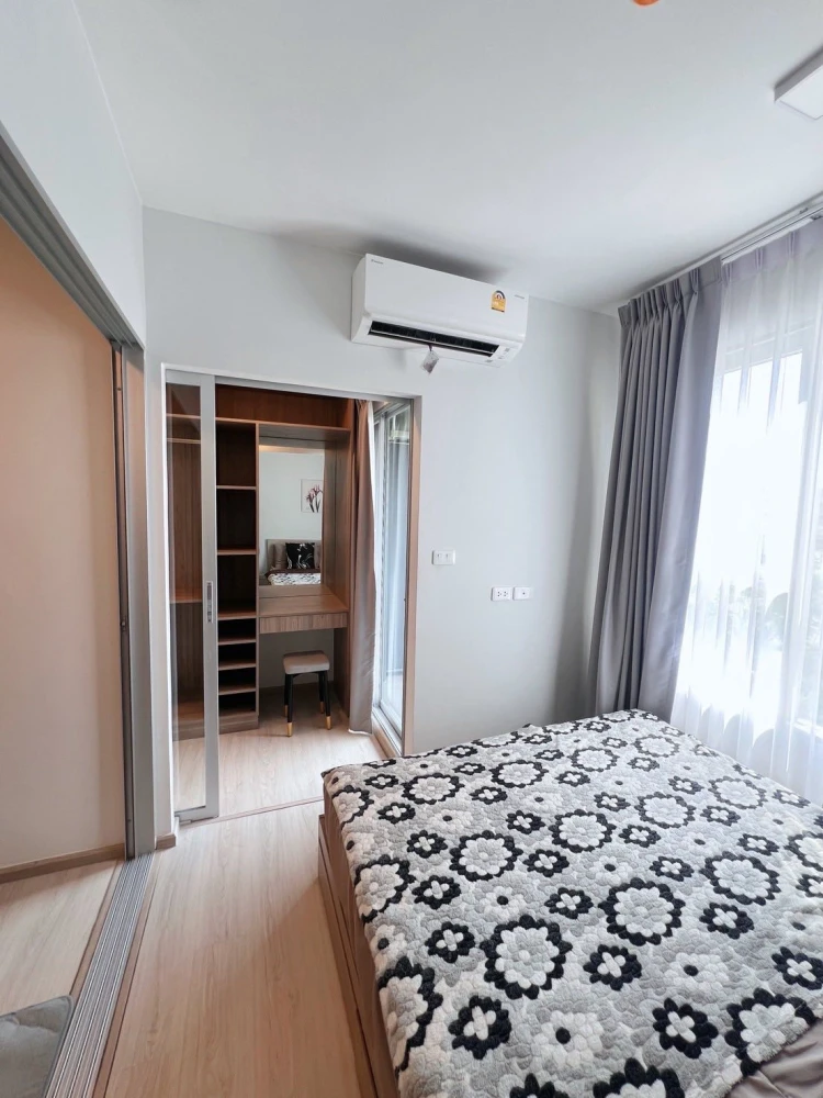 For rent Plum condo sukhumvit 62, 2 rooms ready to move in, furniture, electrical appliances included, book now before you miss out++