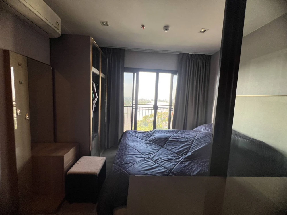 Politan Aqua for rent, North side, Building A, beautiful view of the Chao Phraya River, 26th floor, highest point, don't miss it.