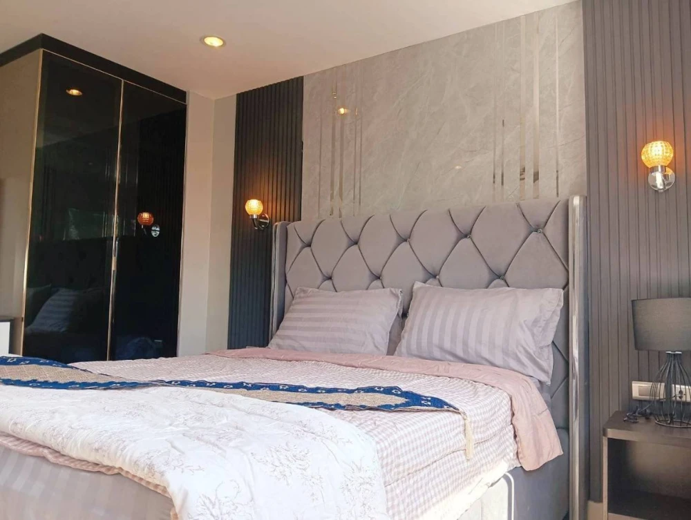For rent Porch Land 2 Jomtien Resort, size 75 sq m., 4th floor, with quality furniture, don't miss it.