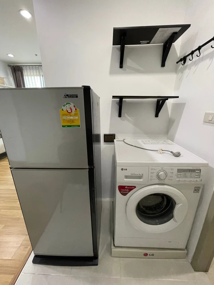 Premio Vetro condo for rent, street-side unit with Kasetsart University view, fully furnished with appliances. Book now!