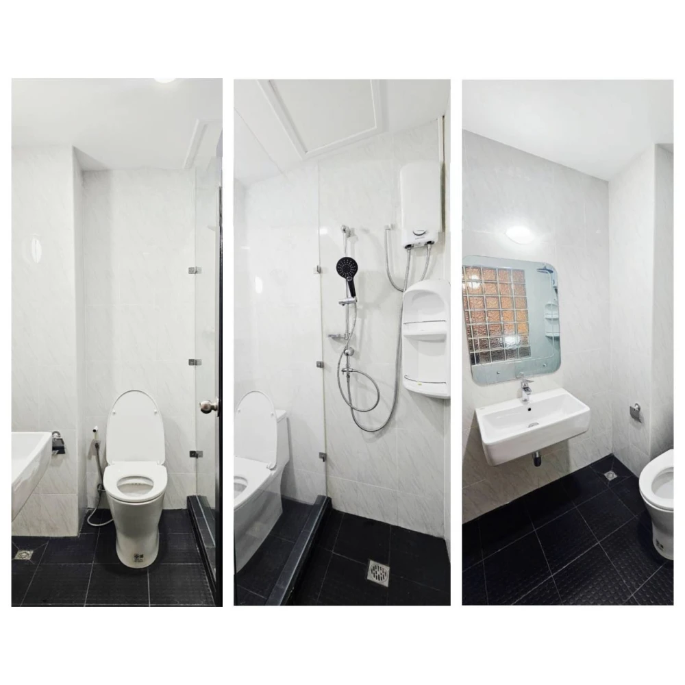 For rent: P.Thana Tower. A nice, spacious, and comfortable room at an affordable price. High floor, good ventilation. Book now!