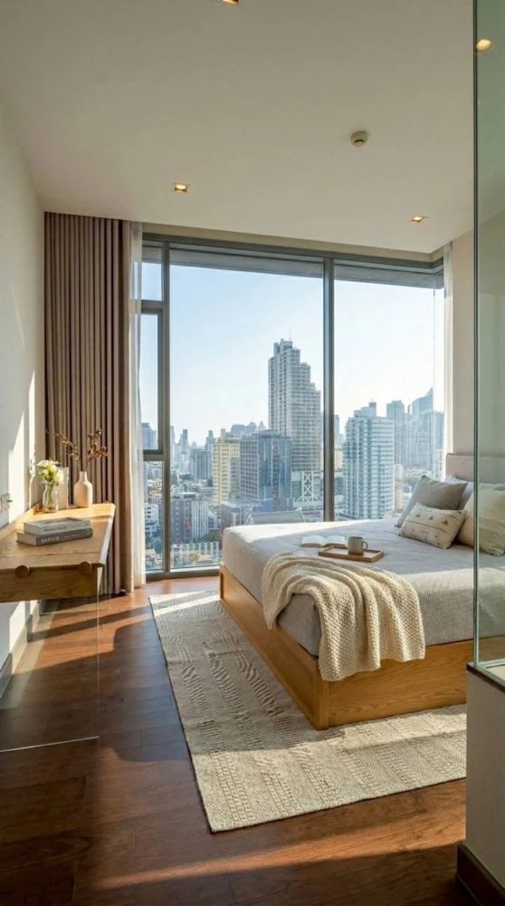 For rent: Q1 Sukhumvit, 3 bedrooms. Spacious and comfortable, fully furnished. Book now!