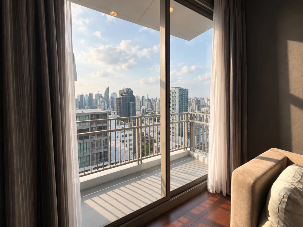 For rent: Fully furnished unit at Quattro by Sansiri, located on the 27th floor and ready for move-in. Book now—don’t wait!