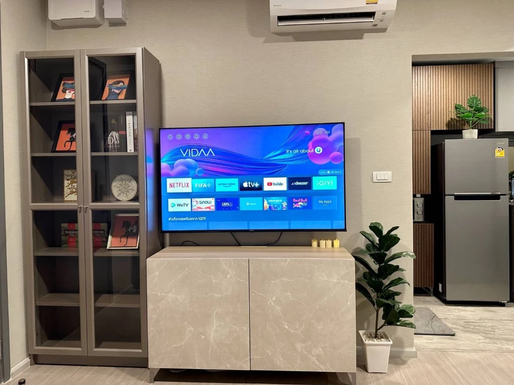 For rent: Quintara Phume Sukhumvit 39, a room decorated simply and luxuriously, looks expensive, good location, fully furnished, hurry and book now!