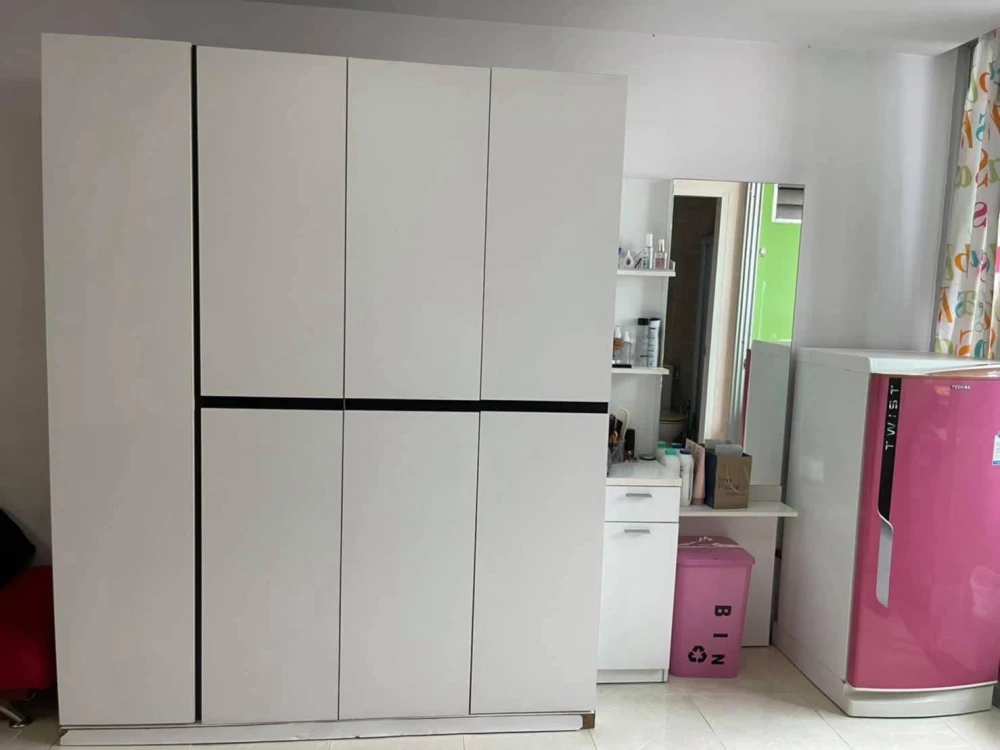 For rent: Ratchada City 18, nice room, 7th floor, fully furnished and equipped with appliances. Reserve now!