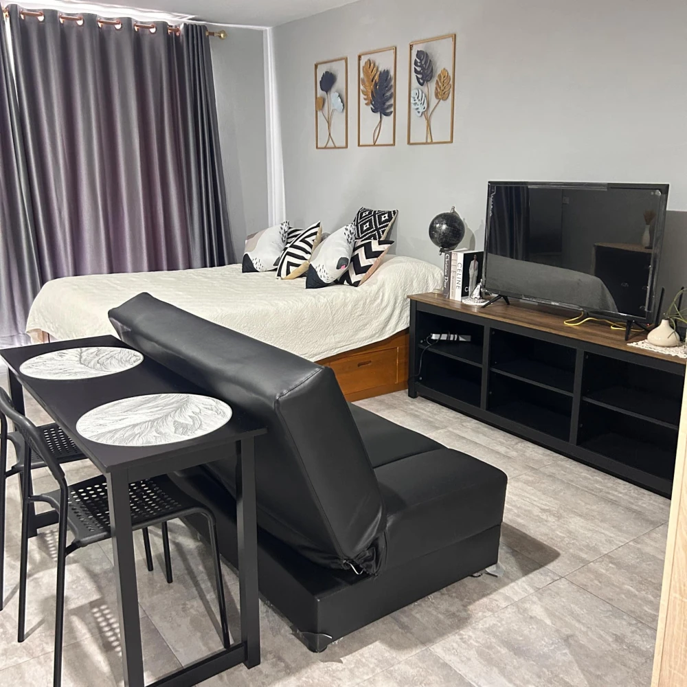 For rent Ratchada Orchid Condo, ready to move in, just drag one suitcase and move in!