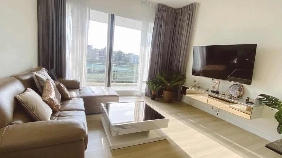 Reflection Jomtien Beach Pattaya for rent, 2 bedrooms, 2 bathrooms, plenty of living space, good location, beautiful view, don't miss it!