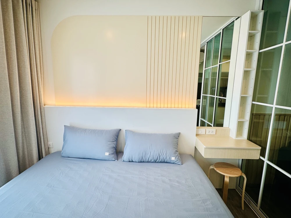 For rent: Regent Home Bangna, 1 bedroom, 1 bathroom, with high-quality built-in furniture. Book now!