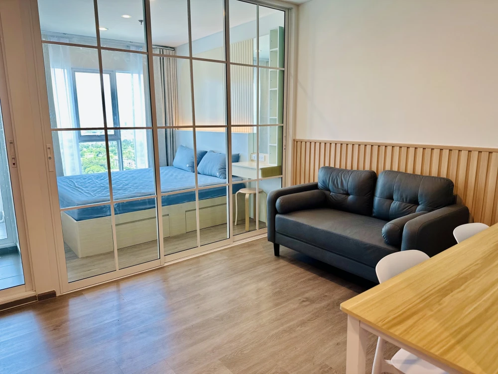 For rent: Regent Home Bangna, 1 bedroom, 1 bathroom, with high-quality built-in furniture. Book now!