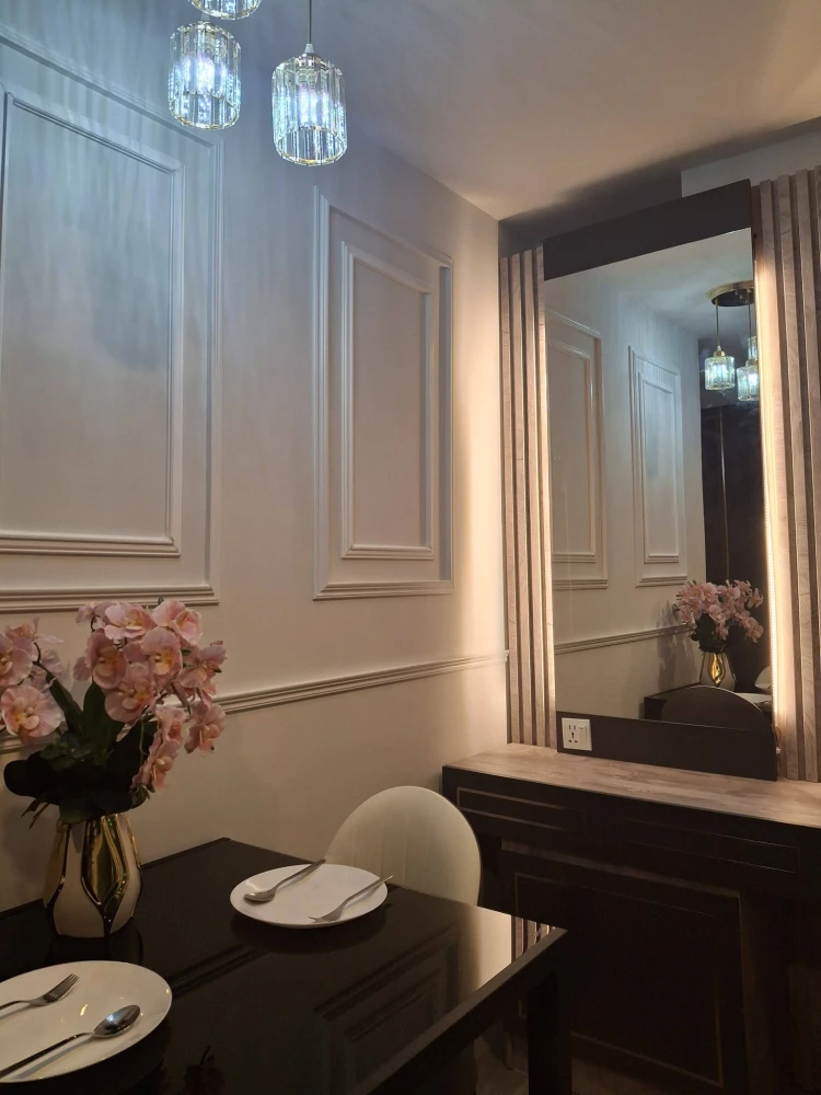 For rent: Regent Home Bangna, 1 bedroom, 1 bathroom, with high-quality built-in furniture. Don't miss out!