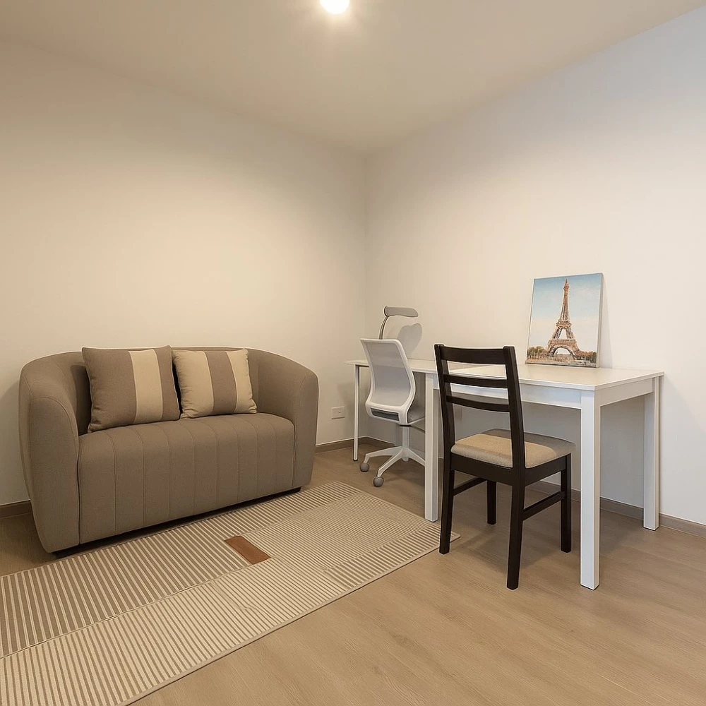 For rent: Regent Home Bangna, 1 bedroom, 1 bathroom, fully furnished, just bring your bags and move in!