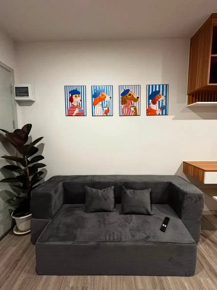 For rent: Regent Home Bangna, 14th floor, corner unit, fully furnished, very livable. Book now!