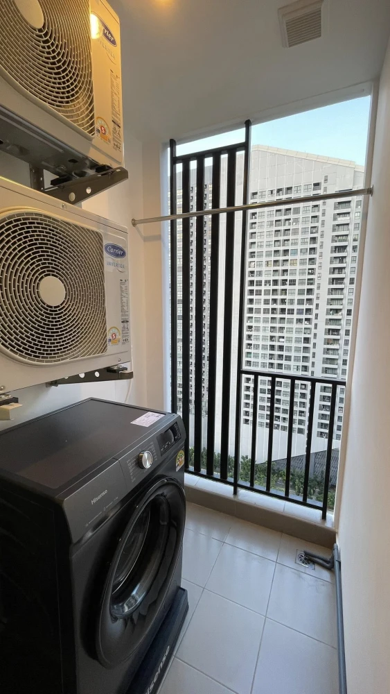 For rent: Regent Home Bangna, 20th floor, fully furnished, very livable. Book now, don't miss out!