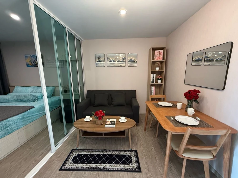 For rent: Regent Home Bangna, 23rd floor, river view, fully furnished, reserve now, don't miss out!