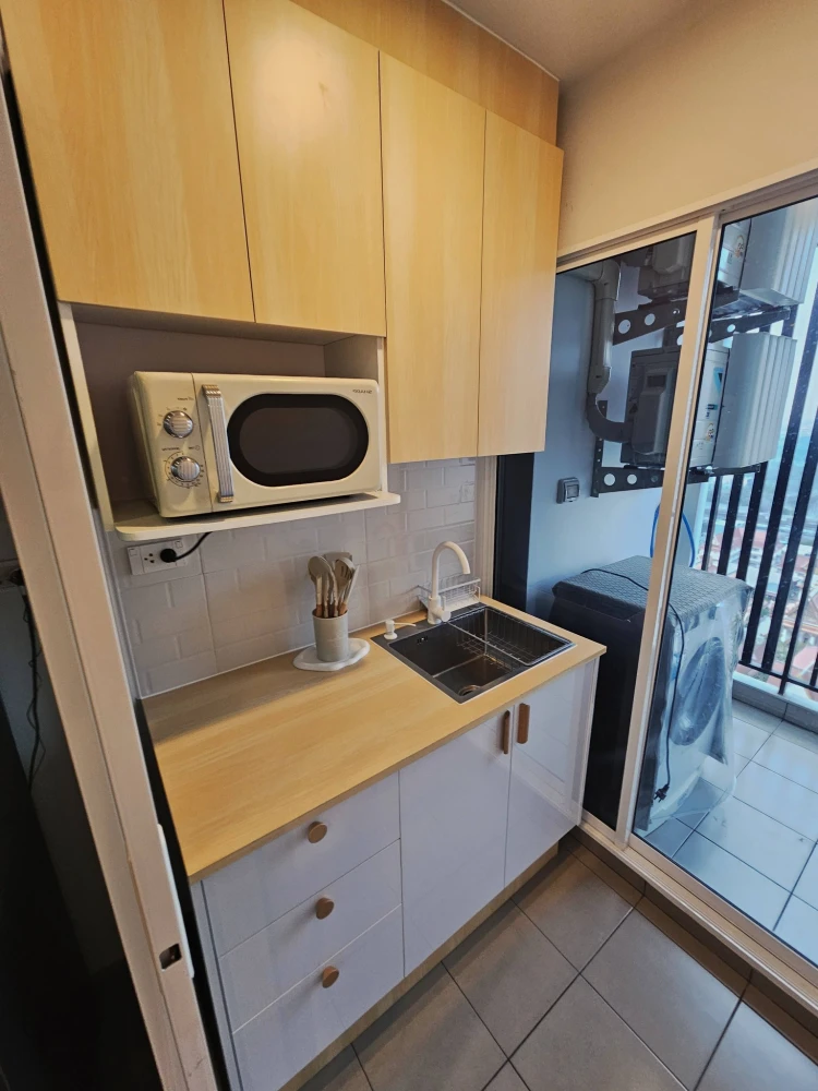 For rent: Regent Home Bangna, 24th floor, unobstructed view, beautiful room, fully furnished. Book now! (Quickly!)