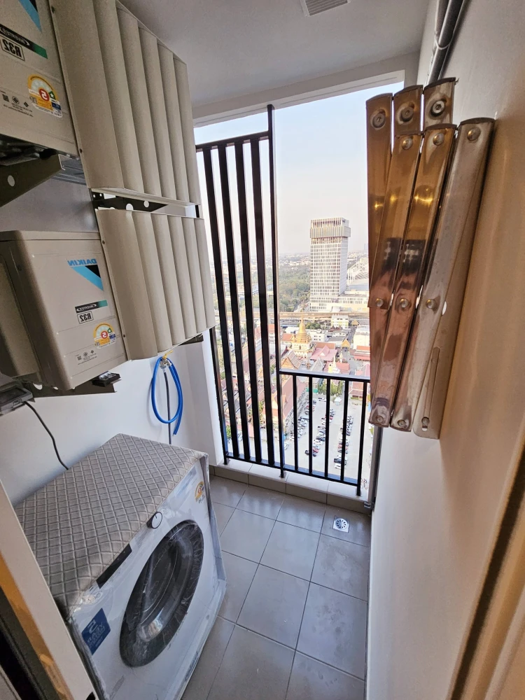 For rent: Regent Home Bangna, 24th floor, unobstructed view, beautiful room, fully furnished. Book now! (Quickly!)