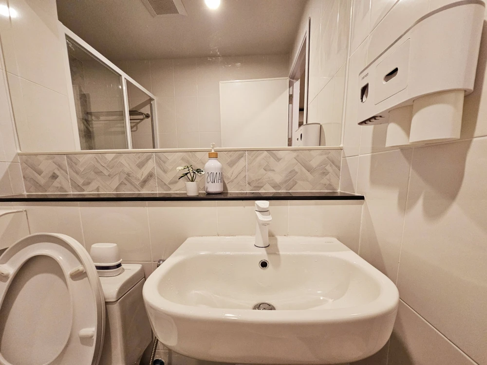 For rent: Regent Home Bangna, 24th floor, unobstructed view, beautiful room, fully furnished. Book now! (Quickly!)