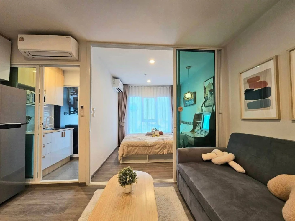For rent: Regent Home Bangna, 24th floor, unobstructed view, beautiful room, fully furnished. Book now! (Quickly!)