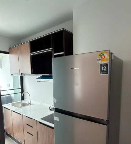For rent: Regent Home Bangna, 25th floor, fully furnished, very livable. Book now, don't miss out!