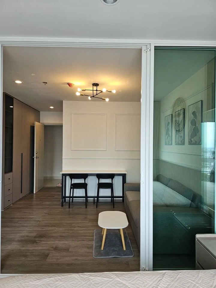 ให้เช่า Regent Home Bangna ชั้น 26 ชั้นสูงมากๆ เฟอร์นิเจอร์+เครื่องใช้ไฟฟ้าครบ แต่งสวย พร้อมเข้าอยู่