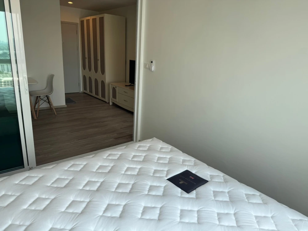 For rent: Regent Home Bangna, 26th floor, unobstructed river view, fully furnished, ready to move in. Book now!