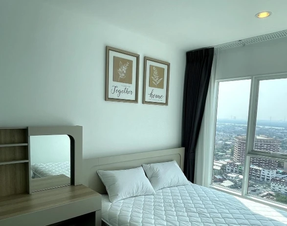 For rent: Regent Home Bangna, 26th floor, fully furnished, very livable. Book now! Don't miss out!