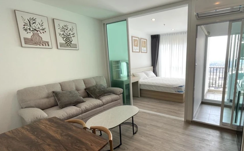 For rent: Regent Home Bangna, 26th floor, fully furnished, very livable. Book now! Don't miss out!