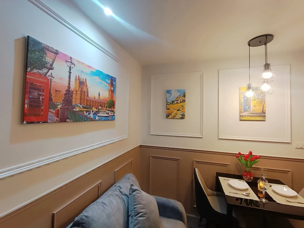 For rent: Regent Home Bangna, 30th floor, high floor, fully furnished, very livable. Interested? Book now!